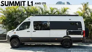 VAN WALKTHROUGH: SUMMIT L1 AWD 170 Sprinter - Adventure to the Summit