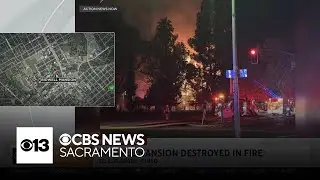 Chico's historic Bidwell Mansion destroyed in fire