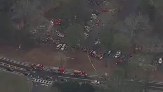 Large fire at apartment complex off Briarcliff Road