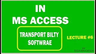 TRANSPORT SOFTWARE| BILTY SOFTWARE | MANAGEMENT SOFTWARE| PROJECTS | ACCESS PROJECTS