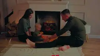 Larsen White with PowerFlame 2 electric fireplace | TAGU