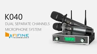 Introducing FIFINE Dual Separate Channel Wireless System K040