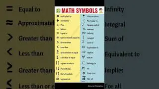Maths Symbol ##Shortvedio ##please_subscribe_my_channel