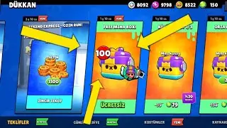 MINA ÇIKANA KADAR KUTU AÇTIM - Brawl Stars