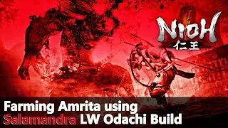 Nioh - Amrita Farming Runs + Tips to prepare for DLC (Salamandra)