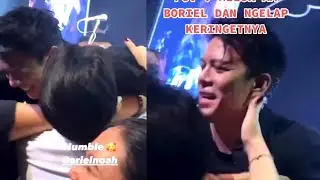 Wah Gila Banget !! Ariel Noah Dipeluk dan di Usap Keringatnya Oleh Fans wanita di Atas Panggung