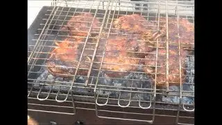 Потрясающий шашлык    Stunning shish kebab from chicken thighs