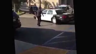 LAPD officer respond to and officer requesting help