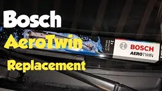 Как заменить двойные щетки стеклоочистителя Bosch Aero #дворники #bosch #замена