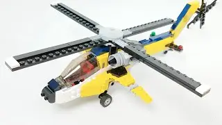 31023 Lego Creator Yellow Racers: Helicopter Construction Video