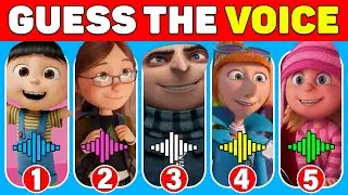 Guess the Voice of DESPICABLE ME Characters | Quiz for fans!