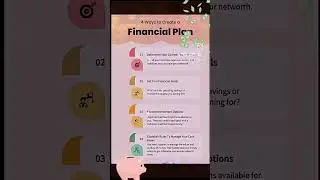 4 ways to create a Financial plan #finacialtips #financeblog #financeknowledge