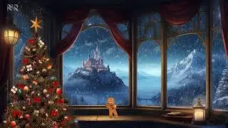 ✨ Winter Window Magical Castle Ambience | Enchanting Christmas Atmosphere 🏰❄️