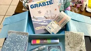 AMAZING Ocean Journaling/scrapbooking box GRABIE