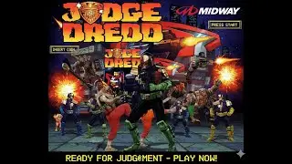 JUDGE DREDD (Midway Games, 1993) 💥Beat 'em Up Arcade Game