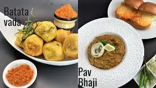 Mumbai Street Food | Pav Bhaji | Batata Vada | Vada Pav | Real Time Recipe | Indian Street Food