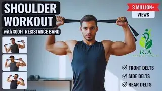 Best 3 Shoulder Exercises Using Soft Resistance Band (Physiotherapy at Home) #shoulderpainrelief 