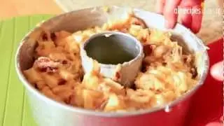 Torta de manzanas acarameladas