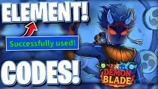 💥ВСЕ СОВЕРШЕННО НОВЫЕ КОДЫ ОБНОВЛЕНИЯ ELEMENT REMAKE ДЛЯ DEMON BLADE - КОДЫ DEMON BLADE ДЛЯ ROBLOX