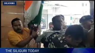 Siliguri: Clash between the State Congress Committee member and the police