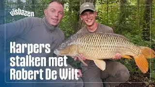 MEGA SPANNEND karpers STALKEN met ROBERT DE WILT! | VISbazen #11