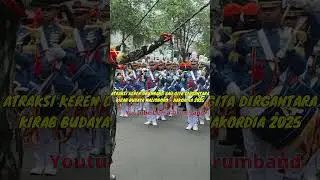 MANTAB BANGET!! PENATARAMA ARYA WIRA KEREN DRUMBAND GITA DIRGANTARA #shorts #drumband #aau