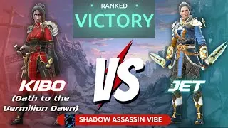1v1 RANKED | KIBO  🔴 VS JET 🔵 | SF4 | SHADOW ASSASSIN VIBE | #6 GAME PLAY