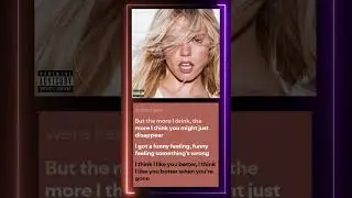 Rene&eacute; Rapp - I Think I Like You Better When You're Gone (Lyrics)