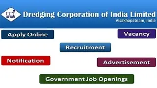 Dredging Corporation of India Recruitment Apply Online Notifications Careers Vacancy