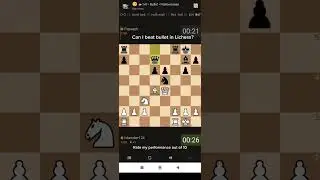 Lichess bullet #lichess #chess #mozart #bullet