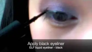 ELF Mineral Eyeshadow: Royal Look