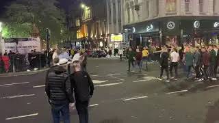 Mass Brawl in Newcastle Bigg Market after Joshua Ruiz fight
