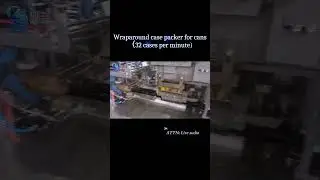 32 cases per minute wraparound  case packer for cans #wraparound#case#packer#cans#technology#robot