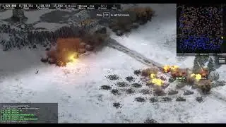 Strategy Combat attack with LT7  tanks