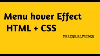 Creating hover effects using HTML and CSS