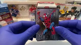 Spider-man Universe box opening Green PMG and a 1 of 1 Sketch Art