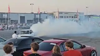 M20turbo e30 burnout 