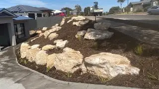 Limestone boulder project in Strathalbyn