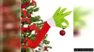Holiday Christmas Tree Decorations Green Fur Monster Arms Home Decor Christmas Atmosphere Greenwich