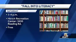 'Fall into Literacy' event happening in Cincinnati to help teach children reading