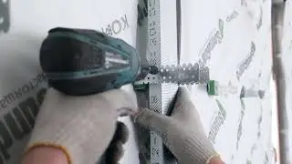 Крепление виброподвеса SoundGuard Vibro P к металлическому профилю.