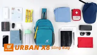 Urban X8 - Packable Sling Bag 8L- Stop Motion