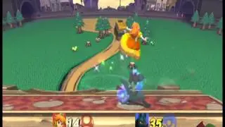 Dark.Pch (Peach) vs Lucario