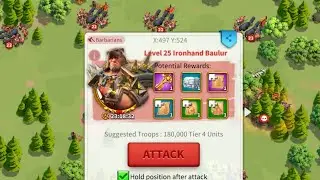 Rise of Kingdoms | Ironhand Baulur gives what?500k points n stage 2 MGE! How many barbs?!
