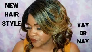 Model Model Deep Invisible L Part Wig Jina