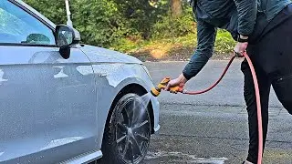 Exterior Car Wash With a Hozelock / Garden Hose ASMR