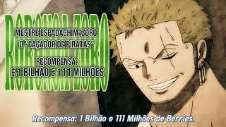 Sanji vendo a recompensa de zoro e de jimbei 🤣