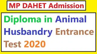 MP DAHET Admission Form 2020
