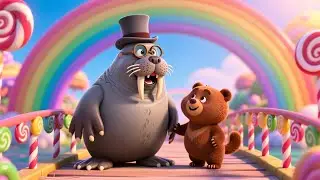 The Rainbow Candy Bridge 🌈🍬 | Learn Colors & Fun for Kids | Preschool Educational Adventure