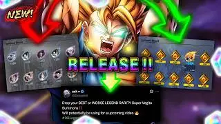 LEGEND Super Vegito Summons From YOU GUYS Were ABSOLUTELY CRAZY! (Dragon Ball Legends)